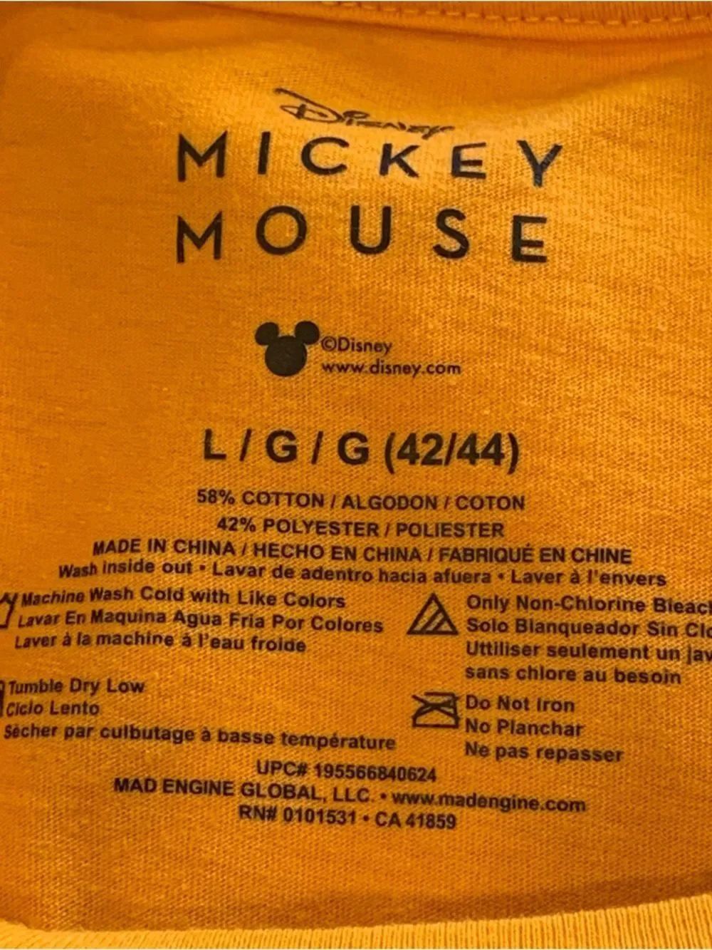 Disney Mickey Mouse Halloween Tee Size Large - Picture 5 of 7